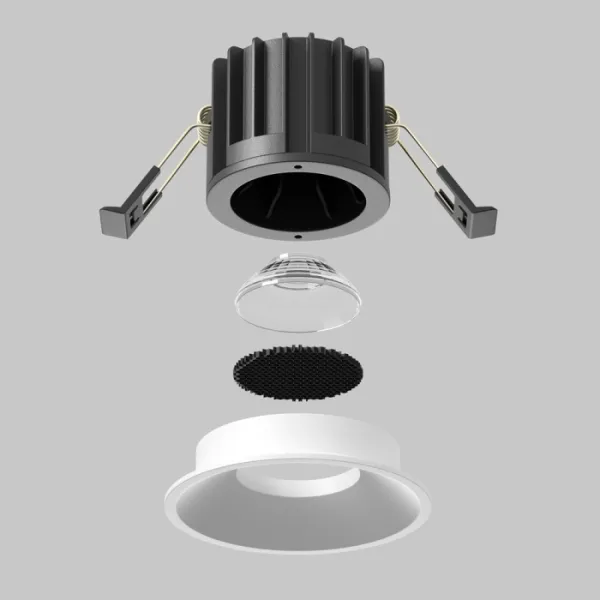 Точечный светильник Round DL058-12W-DTW-W - фото дополнительное