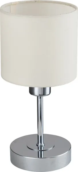 Интерьерная настольная лампа Denver 1109/1 Chrome/Beige - фото дополнительное