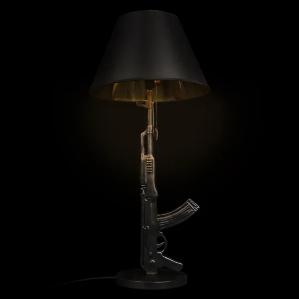 Интерьерная настольная лампа Arsenal 10136/B Dark grey - фото дополнительное