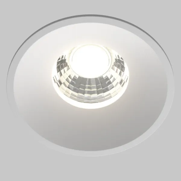Точечный светильник Round DL058-12W-DTW-W - фото в интерьере