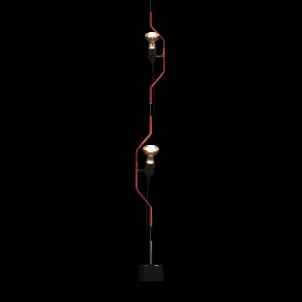 Подвесной светильник Parentesi 10346/2 Red - фото в интерьере