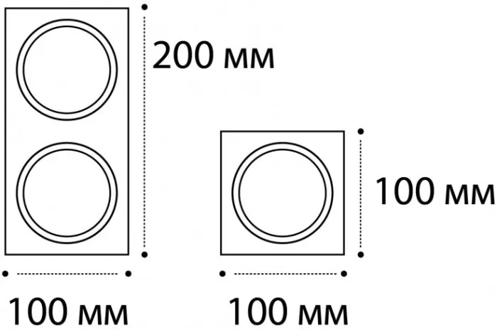 Рамка для светильника  M01-1019 black - фото в интерьере