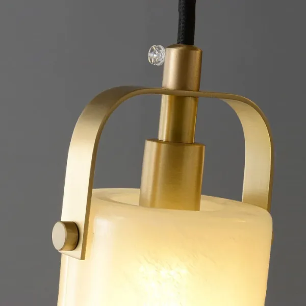 Подвесной светильник Sorno MT9056-3H brass - фото в интерьере