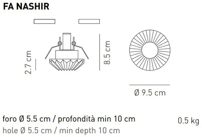 Точечный светильник Spotlight FANASHIRCSTR12V - фото в интерьере
