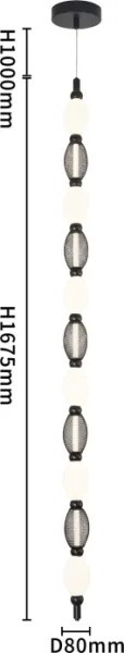 Подвесной светильник Perler 4560-1PC - фото в интерьере