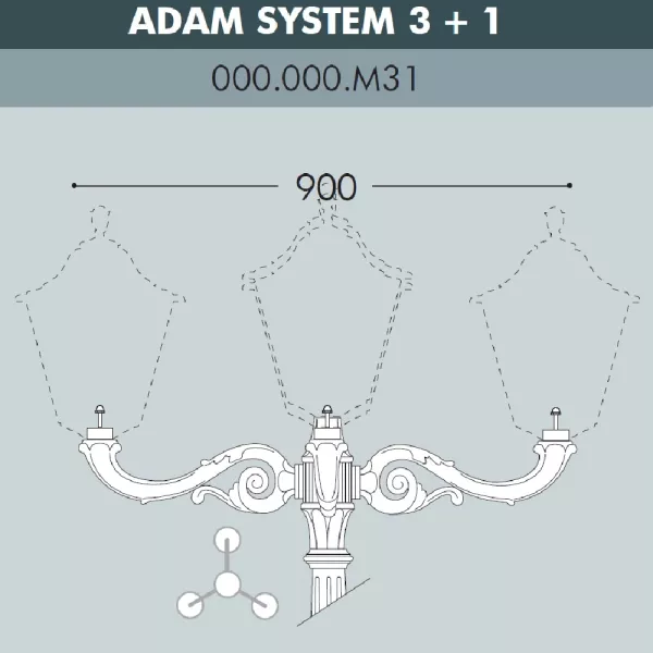 Консоль Adam 000.000.M31.A0 - фото