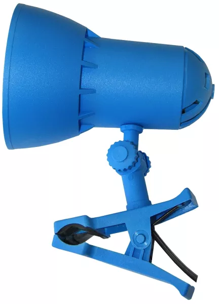 Настольная лампа на прищепке 1- мини клипсе синяя лазурь Трансвит Надежда - фото
