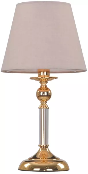 Интерьерная настольная лампа LG1 Crystal Lux Camila GOLD - фото