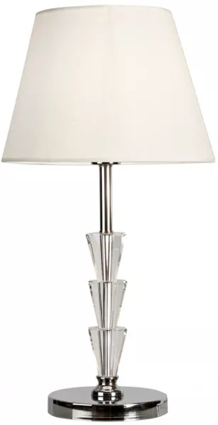 Интерьерная настольная лампа Alesti T2424-1 Nickel - фото