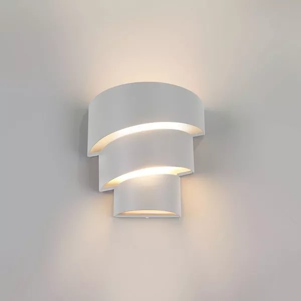 Настенный светильник уличный  1535 TECHNO LED HELIX белый - фото