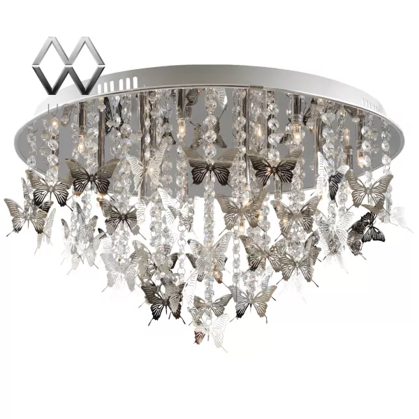Хрустальный потолочный светильник MW-Light Кармен 394010318 - фото