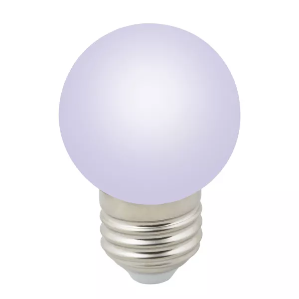 Лампочка светодиодная  LED-G45-1W/RGB/E27/FR/С - фото