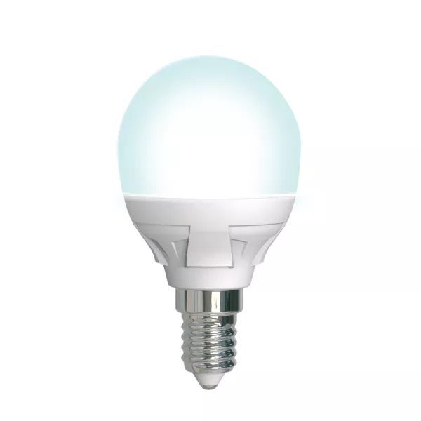 Лампочка светодиодная  LED-G45 7W/4000K/E14/FR/DIM PLP01WH картон - фото