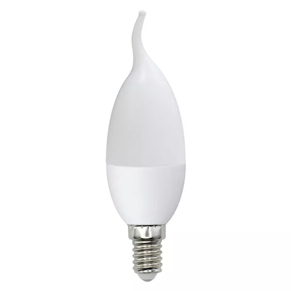 Лампочка светодиодная LED-CW37-6W/NW/E14/FR/O картон Volpe - фото