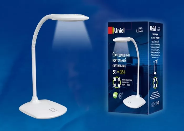 Офисная настольная лампа  TLD-543 White/LED/350Lm/4500K - фото