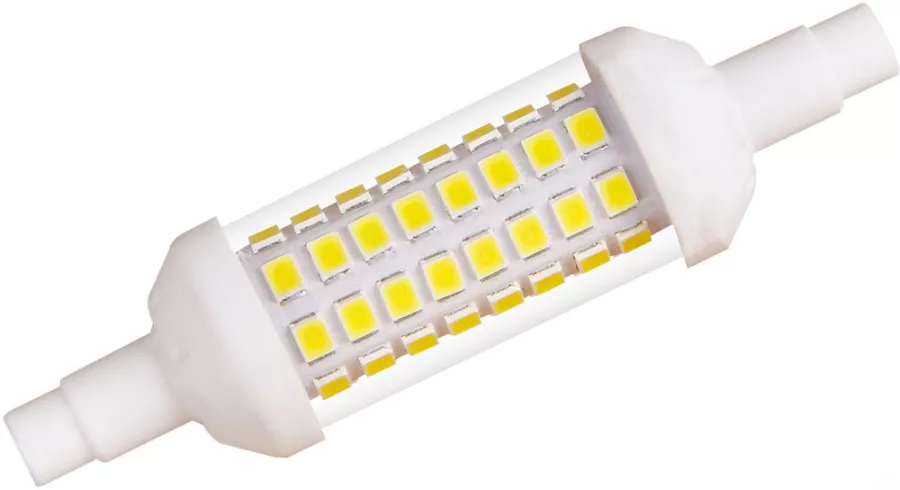 Лампочка светодиодная  LED-J78-6W/4000K/R7s/CL PLZ06WH картон - фото