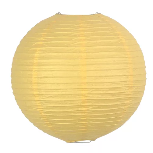 Абажур Osaka бумажный для подвесн светильника, диам 40 см, желтый, 25шт/упак, без шнура - фото