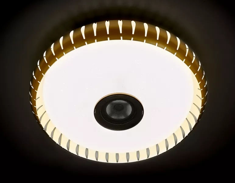 Потолочный светодиодный светильник с пультом F789 CD 72W D500 Ambrella Orbital Dance - фото