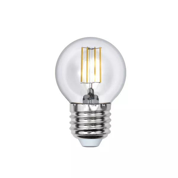 Лампочка светодиодная  LED-G45-5W/WW/E27/CL/DIM GLA01TR картон - фото