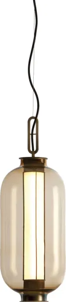Подвесной светильник Bia 10082P/B amber - фото