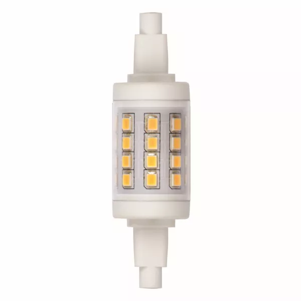 Лампочка светодиодная  LED-J78-6W/WW/R7s/CL PLZ06WH картон - фото