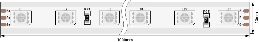 Светодиодная лента  LT560-RGB-50 - фото