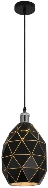 Подвесной светильник  LDP 8038-220 BK+CHR - фото