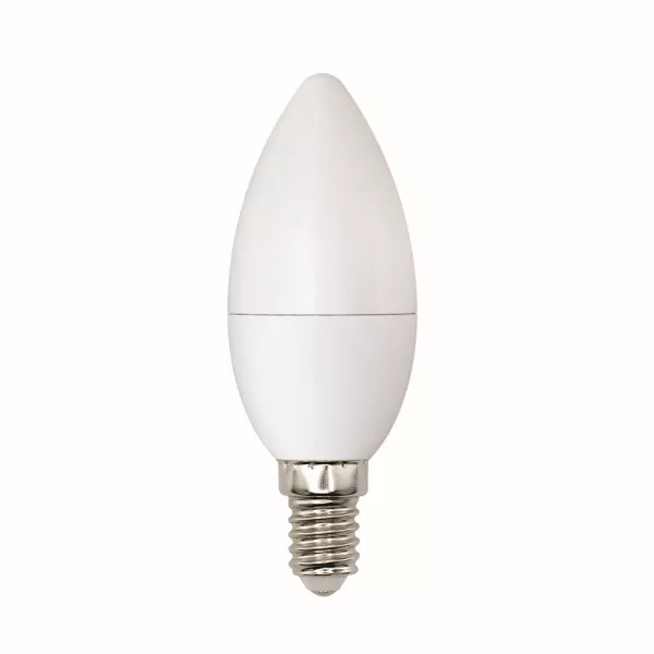 Лампочка светодиодная  LED-C37-6W/WW+NW/E14/FR PLB01WH картон - фото