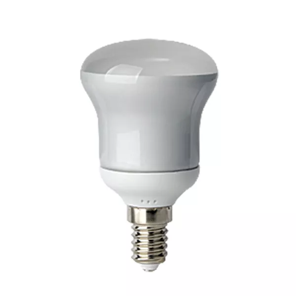 Лампочка энергосберегающая  CFL-R 50 220-240V 9W E14 2700K картон - фото