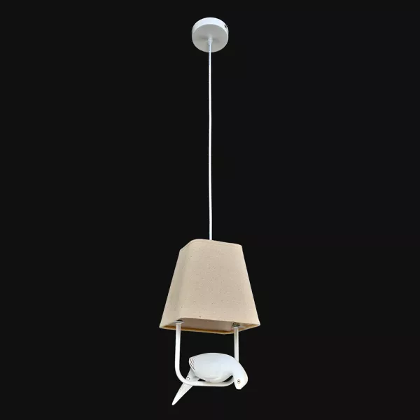 Подвесной светильник с птичками 2-4903-1-WH E14 Максисвет 4903 - фото