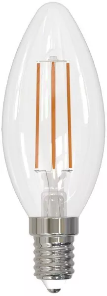 Лампочка светодиодная филаментная LED-C35-SLF LED-C35-6W/3000K/E14/CL/SLF - фото