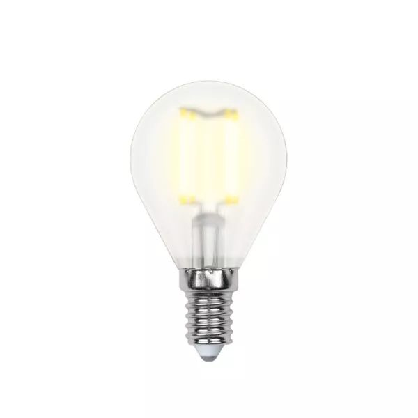 Лампочка светодиодная  LED-G45-6W/WW/E14/FR PLS02WH картон - фото