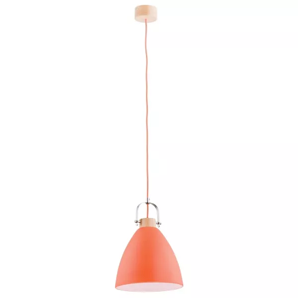 Оранжевый подвесной светильник Alfa Hermina 9724 - фото