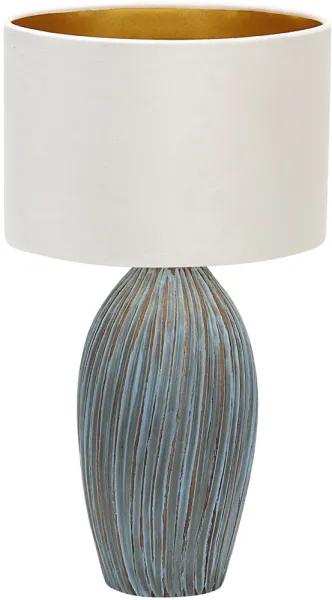 Интерьерная настольная лампа Amphora 10172/L Blue - фото