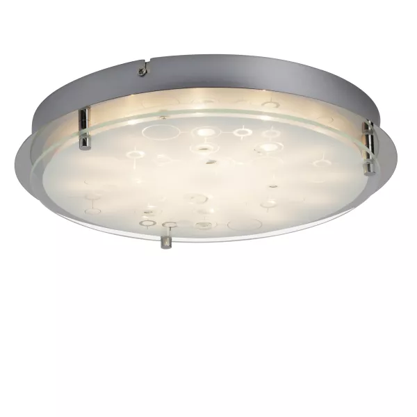 Светильник потолочный "Salvia"1x15W, металл/стекло, LED,хром белый - фото
