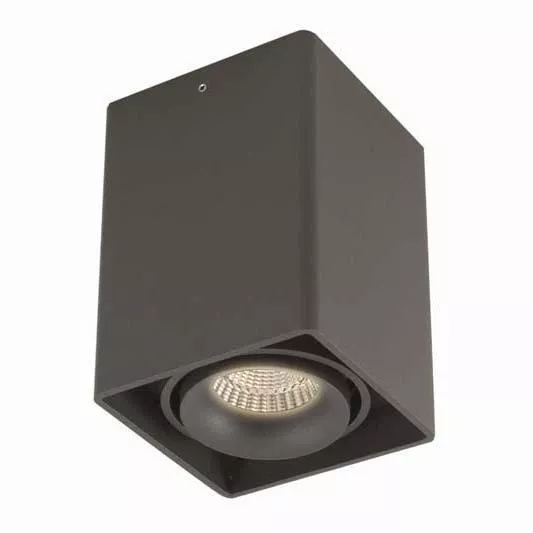 Donolux Светильник накладной, MR16, макс.50Вт, GU10, IP20, Блестящий черный, D93х93х120 мм, без ламп - фото