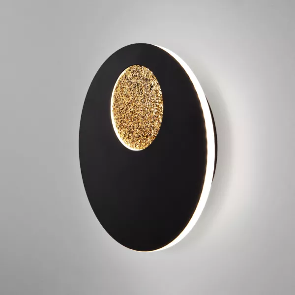 Настенный светильник Areola 40150/1 LED черный/золото - фото