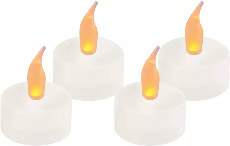 Декоративная свеча  ULD-F070 WARM WHITE TEACANDLE SET4 - фото