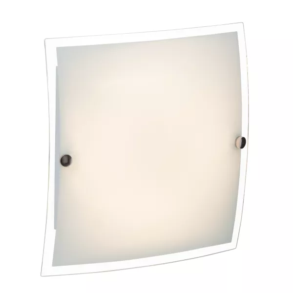 Светильник потолочный "Basic" 1x10W, металл/стекло, LED,белый - фото