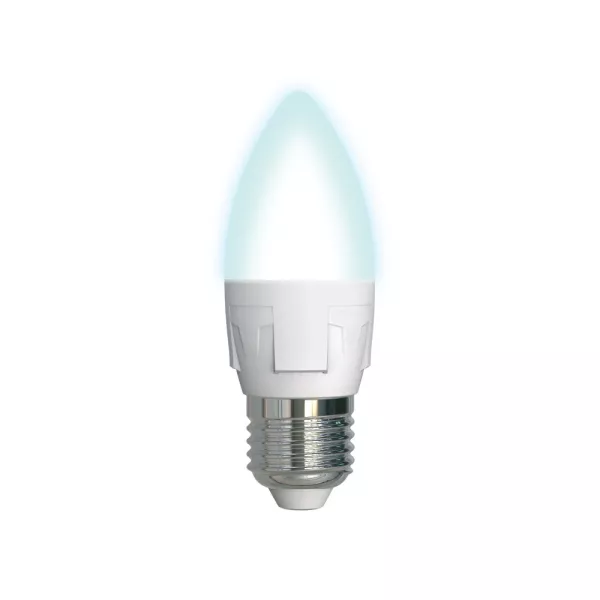 Лампочка светодиодная  LED-C37 7W/NW/E27/FR PLP01WH картон - фото