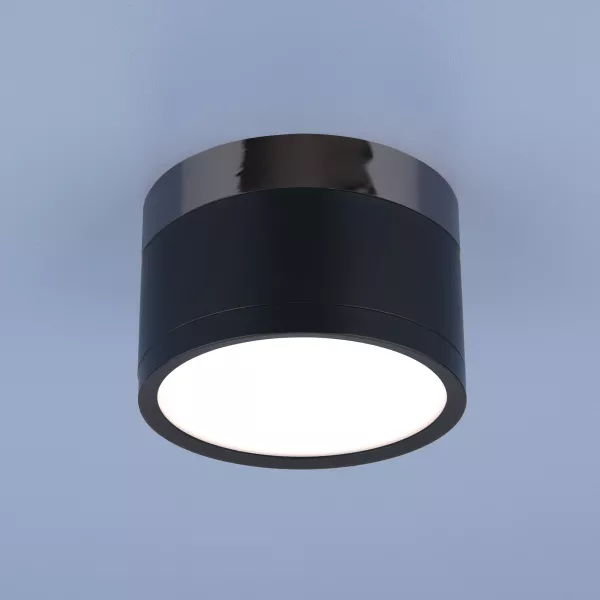 Точечный светильник DLR029 DLR029 10W 4200K черный матовый/черный хром - фото