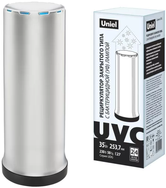 Бактерицидная лампа UDG-Т30 UDG-T30A UVCB White/Black - фото