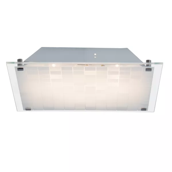 Светильник потолочный "Malinda" 1x10W, металл/стекло, LED,хром белый - фото