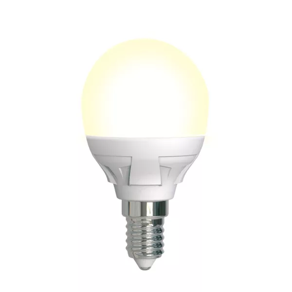Лампочка светодиодная  LED-G45 7W/3000K/E14/FR/DIM PLP01WH картон - фото