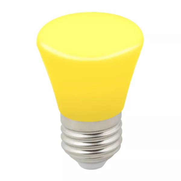Лампочка светодиодная  LED-D45-1W/YELLOW/E27/FR/С BELL - фото