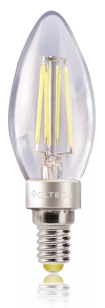 Лампочка светодиодная E14 4W 2800K 400lm Voltega Crystal 4666 - фото