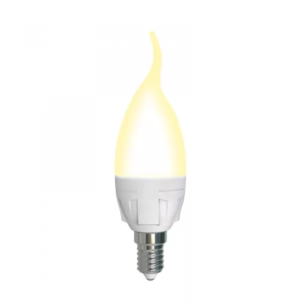 Лампочка светодиодная  LED-CW37 7W/3000K/E14/FR/DIM PLP01WH картон - фото