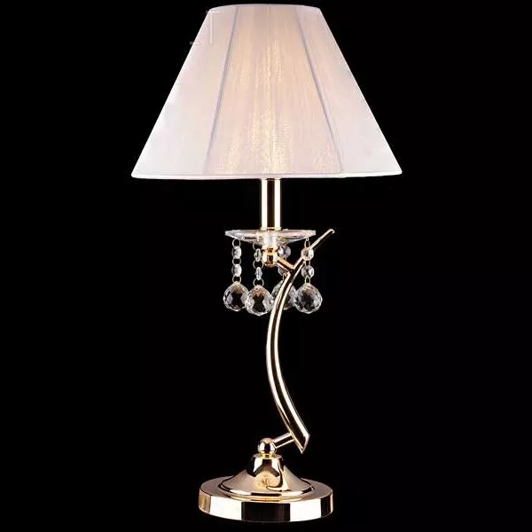 Настольная лампа Eurosvet 1087 1087/1 золото/белый Strotskis настольная лампа - фото