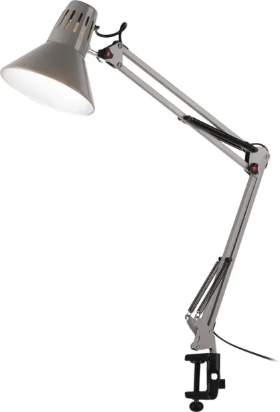Офисная настольная лампа  N-121-E27-40W-GY - фото