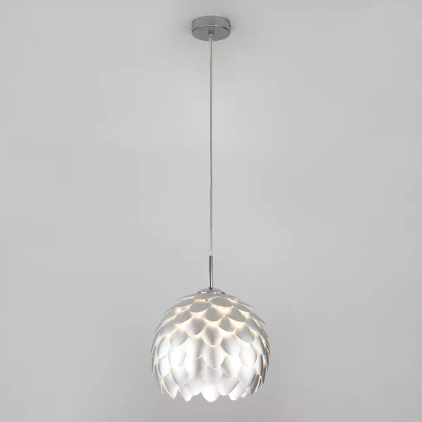 Подвесной светильник Cedro 304/1 серебро / хром - фото